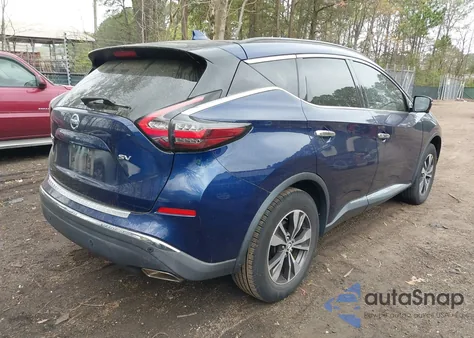 2019 Nissan Murano Sv from USA, damaged, VIN 5N1AZ2MJ1KN104555